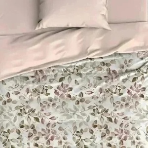 Set husa pilota + fata de perna, bumbac ranforce 100%, 155x220 cm + 80x80 cm, 145 fire, imprimeu pigmentat, inchidere nasturi/plic, multicolor - Verificat A · Re-Bloom - Img 4