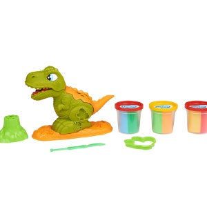 Set plastilina, accesorii si jucarie pentru modelaj Lovin - Dino Max - Img 2