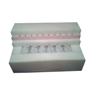 Set saltea NEPTUN Memory Pocket Comfort plus 2 perne ortopedice memory SB 52x32 cm, 180x200x30 - Img 4