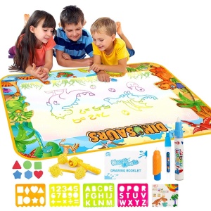 Set STEAM Rco, Covorasul Dinozaurilor pentru desenat cu apa, 100x70cm, Joc Educativ si Creativ, +3ani, MC1007