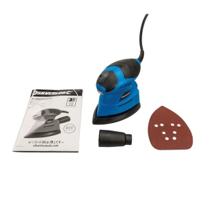 Slefuitor orbital de colt, 130W, 140mm, Silverline