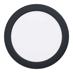 Spot fix LED Eglo Fueva 5, 10.5W, alb-negru