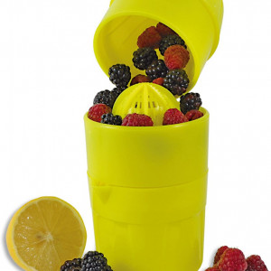 Storcator manual de fructe Euromarketing, plastic, portocaliu - Img 6