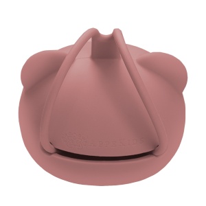 Suport pentru suzeta din silicon, AppeKids, The Little Bear - Old Rose - Img 3