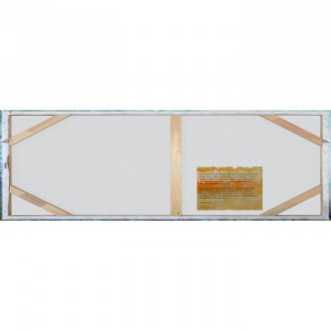 Tablou „Glitter Swirl III”, gri, 51 x 152 cm - Img 2