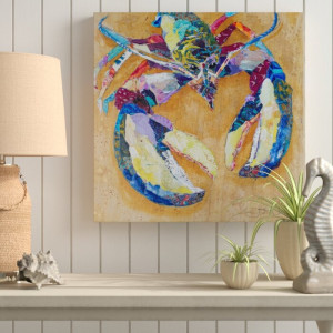 Tablou „Homar tropical”, multicolor, 45 x 45 cm - Img 4