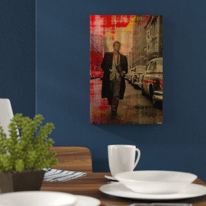 Tablou „James Dean 2324”, rosu/gri, 152 x 101 cm - Img 2