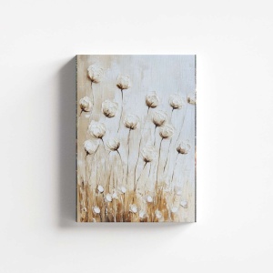 Tablou decorativ canvas, 45x70 cm, panza/lemn, multicolor - Verificat A · Re-Bloom
