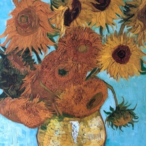 Tablou decorativ, hartie/lemn, 50x50x5 cm, multicolor - Verificat A · Re-Bloom