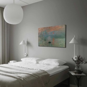 Tablou decorativ Re-Bloom, lemn/panza, multicolor, 70 x 100 cm - Img 3