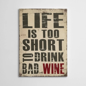 Tablou decorativ Re-Bloom, lemn/panza, natur/negru/rosu, 50 x 70 cm