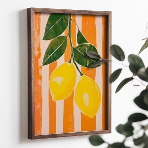 Tablou decorativ Re-Bloom, model lamai, MDF/lemn masiv, multicolor, 35 x 47 x 2 cm - Img 2
