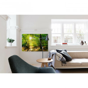 Tablou, panza, verde, 80 x 120 cm - Img 2