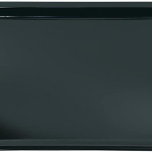 Tava de copt originala pentru prajituri si pizza Siemens, emailat, negru, 442 x 370 mm