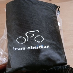 TeamObsidian husa bicicleta, ripstop impermeabil invelis PU, snururi strangere + catarame + plasa incarcare, pentru toate tipurile de biciclete - Verificat A · Re-Bloom - Img 7