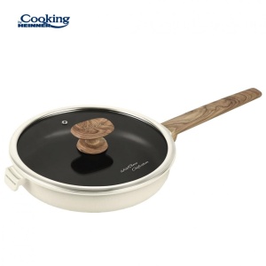 Tigaie de aluminiu + capac Heinner Wild Stone 26 x 5.5cm