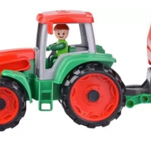 Tractor cu remorca Lena Truxx pentru copii Portocaliu