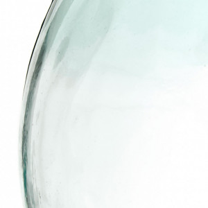 Vaza pentru flori, sticla, albastru deschis, 40 x 56 cm - Img 4