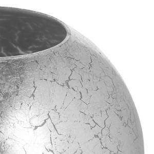 Veioza Cranford, metal/sticla, argintie, 27,5 x 28 x 28 cm, 60w - Img 4