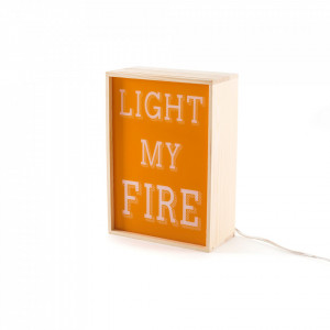 Veioză Lighting Box, LIGHT MY FIRE | I HAVE A DREAM | HAPPYNEST - Img 1