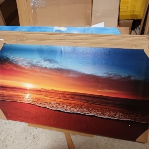 Wallxpert tablou decorativ canvas, 50x120 cm, panza 100%, cadru lemn 100% grosime 3 cm, format panoramic, multicolor - Verificat B · Re-Bloom - Img 4