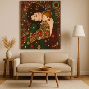 Wallxpert tablou decorativ canvas, 50x70 cm, panza 100%, cadru lemn 100% grosime 2x3 cm, multicolor - Verificat A · Re-Bloom - Img 2