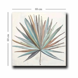 Wallxpert tablou decorativ canvas, 69x69 cm, panza 100% grosime 2.8mm, cadru lemn pin 100%, multicolor - Verificat A · Re-Bloom - Img 4