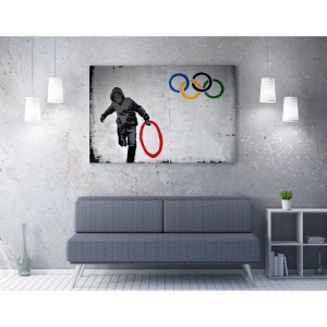 Wallxpert tablou decorativ canvas, 70x100 cm, 50% bumbac/50% poliester, imprimare digitala, cadru lemn 2x3 cm, multicolor - Verificat A · Re-Bloom - Img 2