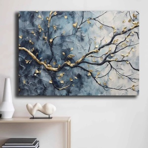 Wallxpert tablou decorativ canvas 70x100 cm, panza 100% 2.8mm, rama lemn pin 100%, multicolor - Verificat A · Re-Bloom