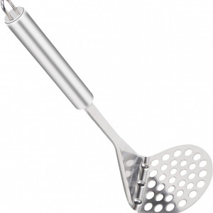 Zdrobitor de legume pentru piure SAVORLIVING, otel inoxidabil, argintiu, 25,5 x 8 cm