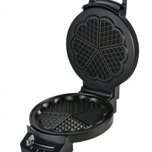 Aparat de facut gofre Heinner HWF-F1200BK, Putere 1200W, Termostat ajustabil, Depozitare verticala, Negru - Img 2