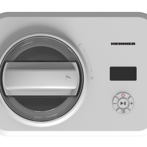 Aparat de inghetata Heinner Glace HICM-150WHYG, Putere 150W, Capacitate bol 1.5L, Compresor incorporat, Display LED, Timer, Alb - Img 4