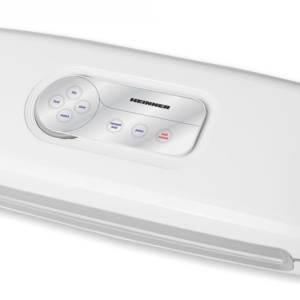Aparat de vidat Heinner HAV-140WH, Putere 140W, Vidare uscata/umeda, Furtun pentru caserole, Cutter incorporat, Capacitate vidare: 7-8L/min, Alb