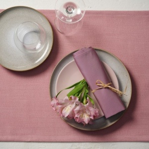 Apelt fata de masa textil 44x140 cm, roz - Verificat A · Re-Bloom - Img 2