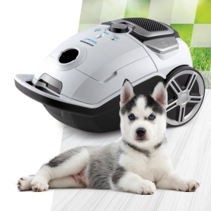 Aspirator Heinner HVC-M700WH Putere 700W, Filtru HEPA 12, Perie ECO, Sac textil 3L, Tub din metal, Viteza variabila, Alb - Img 4