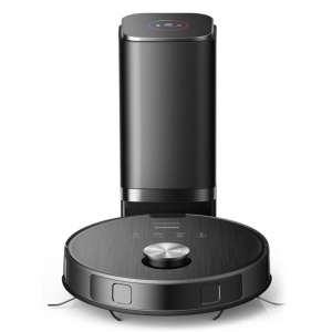 Aspirator robot Heinner HI-RoboX PRO+ HRVC-MAI52DSBK, WI-FI, Aspirator si mop, Putere aspirare 4000Pa, Motor BLDC, Navigatie LDS, AI Technology, Autonomie 200 min, Negru