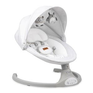 Balansoar electric MoMi Lami, Light Grey - Img 1