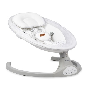 Balansoar electric MoMi Lami, Light Grey - Img 4