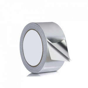 Banda de aluminiu Sbomi, argintiu, 40 mm x 20 m - Img 1