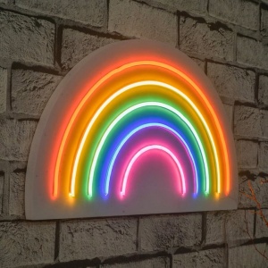 Benzi luminoase LED neon flexibile Re-Bloom, impermeabile IP67, multicolor, 50 x 26 cm