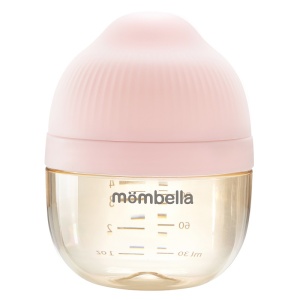 Biberon Anticolici Mombella Breast-Like, 120ml, Tetina S flux lent, PPSU, Old Roze - Img 2