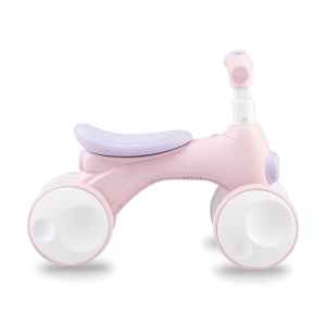 Bicicleta cu lumini, sunet si difuzor de balonase, Momi Tobis - Pink - Img 2