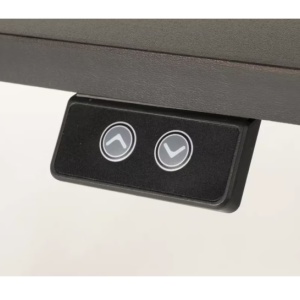 Birou Electric Standwalk, Reglabil pe inaltime, Alimentare prin cablu 24W, Cadru solid din otel, Blat din lemn cu finisaj melaminat 1.8 cm, Rezistent la zgarieturi, 120x60cm, Negru - Img 4