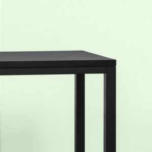 Birou Greenview, metal/MDF, negru, 73,71 x 160 x 60,6 cm - Img 2