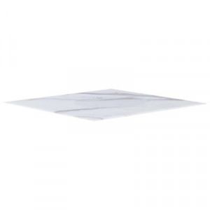 Blat de masă Aultman Marble, alb, 70 x70 cm