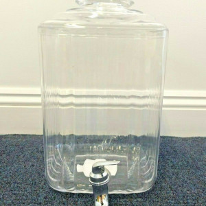 Borcan din sticla acrilica 7.5 litri cu robinet transparent - Img 6
