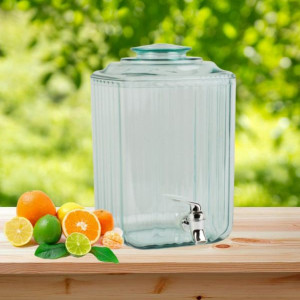 Borcan din sticla acrilica 7.5 litri cu robinet transparent - Img 7