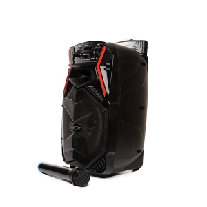 Boxa portabila cu microfon Spacer Cougar, 35W, 8" woofer, tip troller