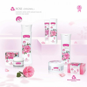 Burete de sapun cu glicerina Rose, aroma trandafir, roz - Img 5