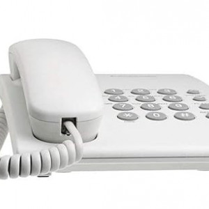 Cablu spiralat pentru telefonul fix, HAWAKA, alb, 65-700 cm